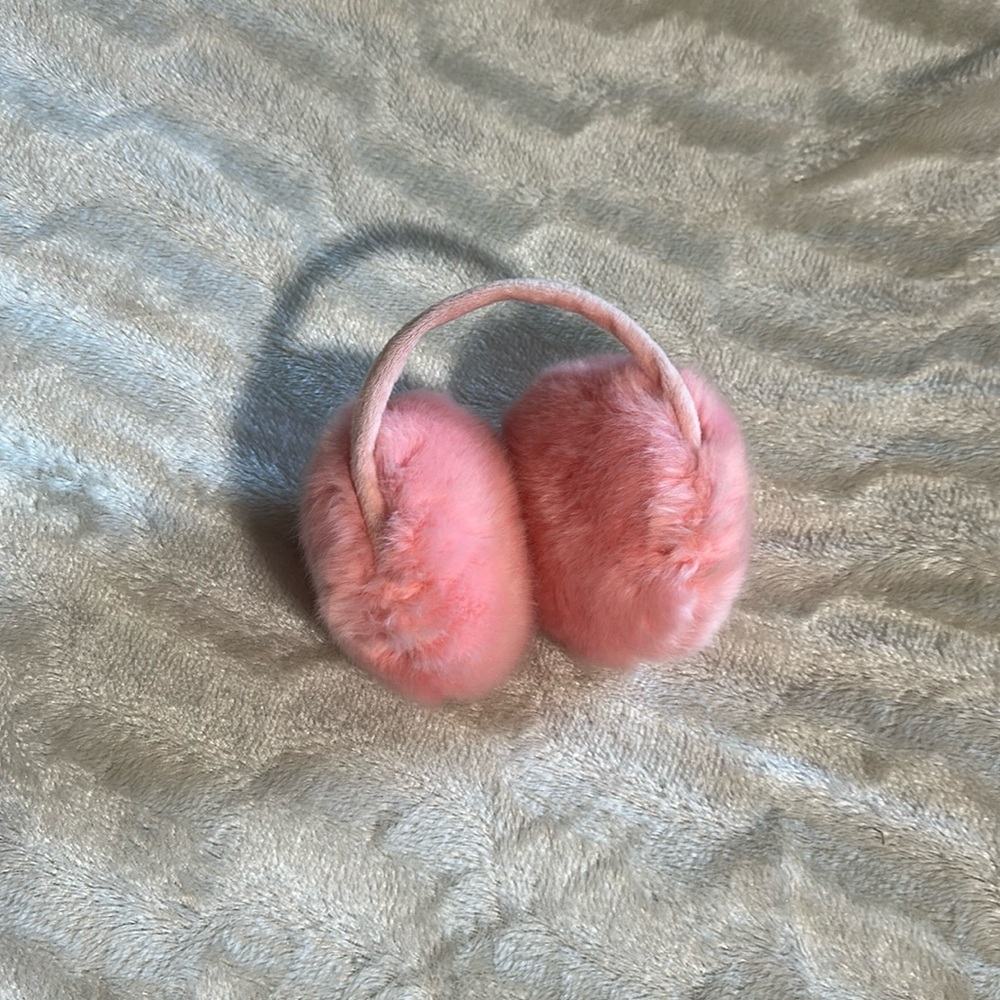 COPY - Fur earmuffs for kids 3-6 years old cute girl pink fashion earmu